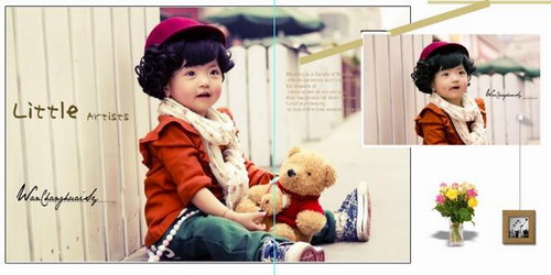 ��ͯд��ģ��1181P(1147��psdģ�壩�ٶ����̱���