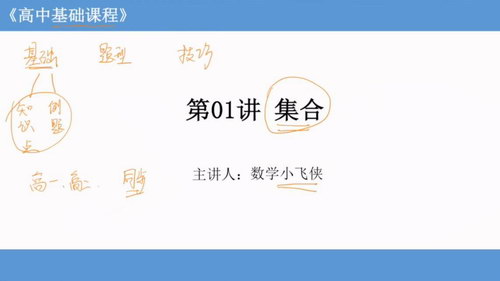 高中数学基础知识梳理(数学小飞侠)(高清视频完结)(有水印)百度网盘保存 高中数学基础知识梳理(数学小飞侠)(高清视频完结)(有水印)百度网盘保存
