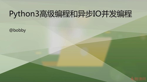 bobby《Python3高级核心技术97讲》(超清视频)百度网盘保存 bobby《Python3高级核心技术97讲》(超清视频)百度网盘保存