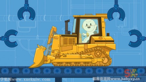 ����Ӣ�����Super Simple Songs-Finleys Factory 13�����ݵĹ���������Ƶ������Ļ���ٶ����̱���