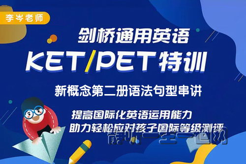 李岑老师剑桥PET集训与新概念第二册语法句型串讲(完结) 李岑老师剑桥PET集训与新概念第二册语法句型串讲(完结)