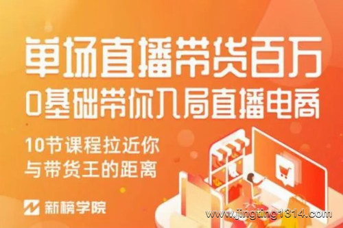 0基础入局直播电商(完结) 0基础入局直播电商(完结)
