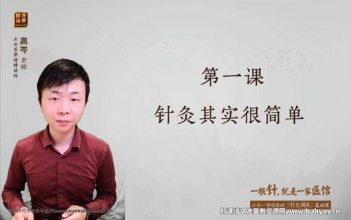 一学就会的针灸调养基础课(完结)(10.0G高清视频) 一学就会的针灸调养基础课(完结)(10.0G高清视频)
