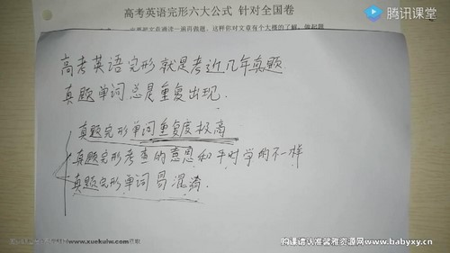 叶掌门高考英语:高中英语完形3节课学完 命中全部原题(10.7G超清视频)百度网盘保存 叶掌门高考英语:高中英语完形3节课学完 命中全部原题(10.7G超清视频)百度网盘保存