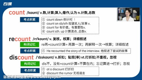 陈嘉铭英语:21天搞定5500单词(Camin老师考研英语)(3.60G超清视频)百度网盘 陈嘉铭英语:21天搞定5500单词(Camin老师考研英语)(3.60G超清视频)百度网盘