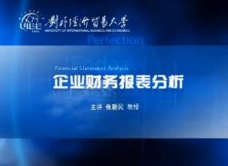 张新民《企业财务报表分析》(标清视频)百度网盘保存