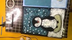 美术教程:小粥老师粉印版画(7节)(4.01G高清视频)百度网盘保存