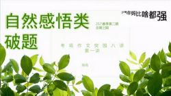 N11学堂2021年春季陈周初中考场作文突围班(第3期)百度网盘保存