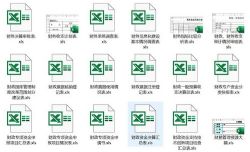 625套Excel模板 百度网盘