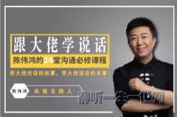 荔枝微课跟大佬学说话:央视主持人陈伟鸿的24堂沟通必修课,做一个会说话的人(完结)