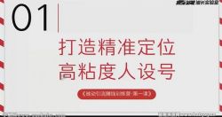 14天被动引流实操赚钱训练营(完结)百度网盘
