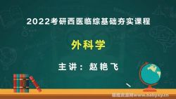 文都2022考研西医临综基础夯实课程外科学赵艳飞版 百度网盘