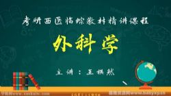 文都2022考研西医临综抢先领跑班外科学 百度网盘
