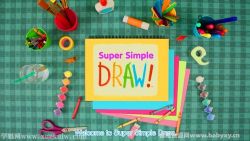启蒙英语儿歌Super Simple Draw 轻松学绘画系列25集 百度网盘保存