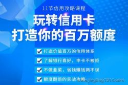 百万额度信用卡的全玩法进阶课