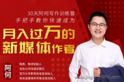 维库:阿何写作课(完结)