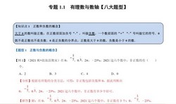 初中数学有理数82大常考考点题型总结(7.20MB PDF)百度网盘保存